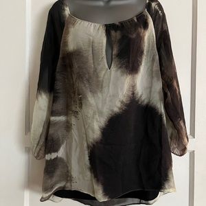Alice + Olivia tie dye blouse